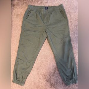 Gap Green size Large pull on ankle pants Midrise